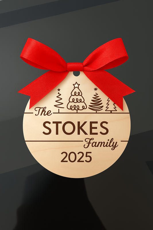 Ornament (Family Name & Year)